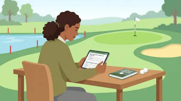 Golfregeln App: Prüfungstraining